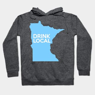 Minnesota Drink Local MN Blue Hoodie